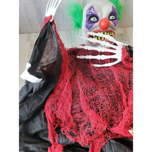 Halloween Joker clown hanging scary prop circus decor - Picture 2 of 11
